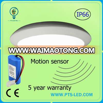 20W 25W 30W 40W IP65 outdoor led ceiling light with Microwave Motion Sensor and Emergency Options